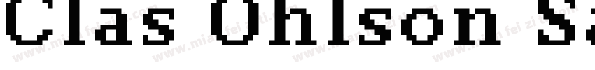 Clas Ohlson Sans Web Regular字体转换